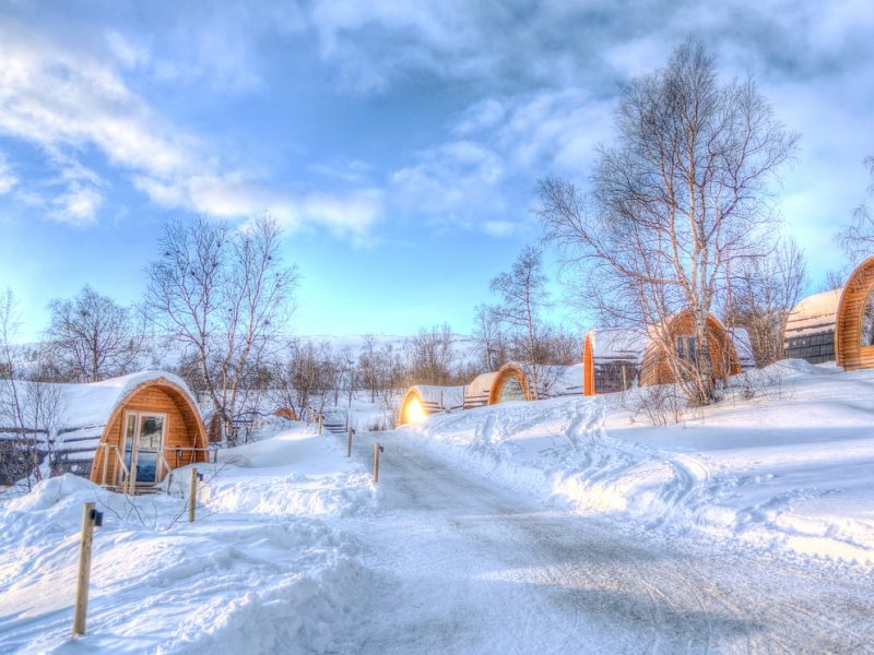 Iceland with Northern light